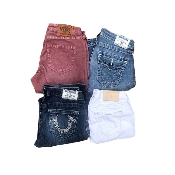 Lot of 7 True Religion Jeans Size 26 - Picture 3 of 7